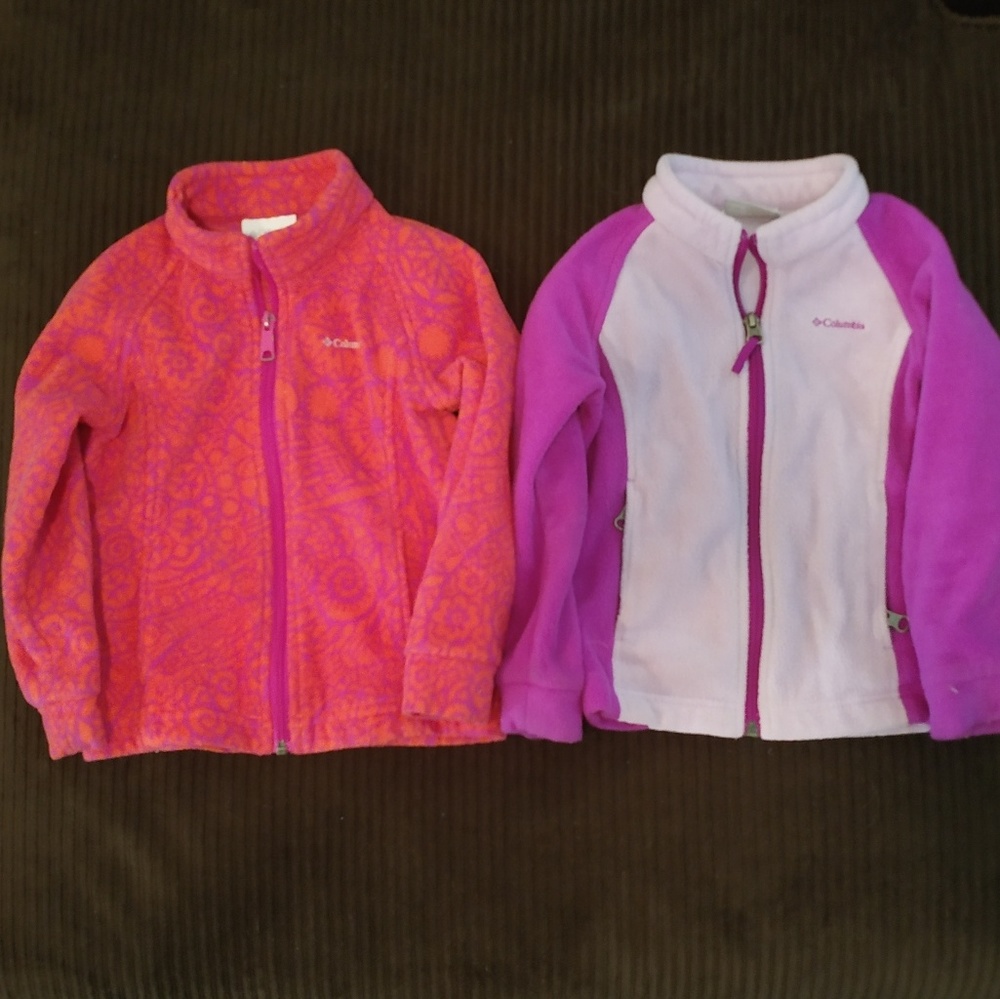 Colombia girls fleece jacket (size 4t)